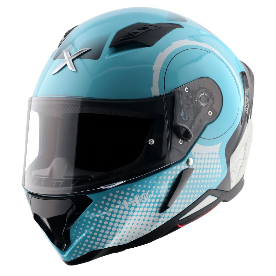 Hunter Spear Helmet (Hex Blue White) - Image 2
