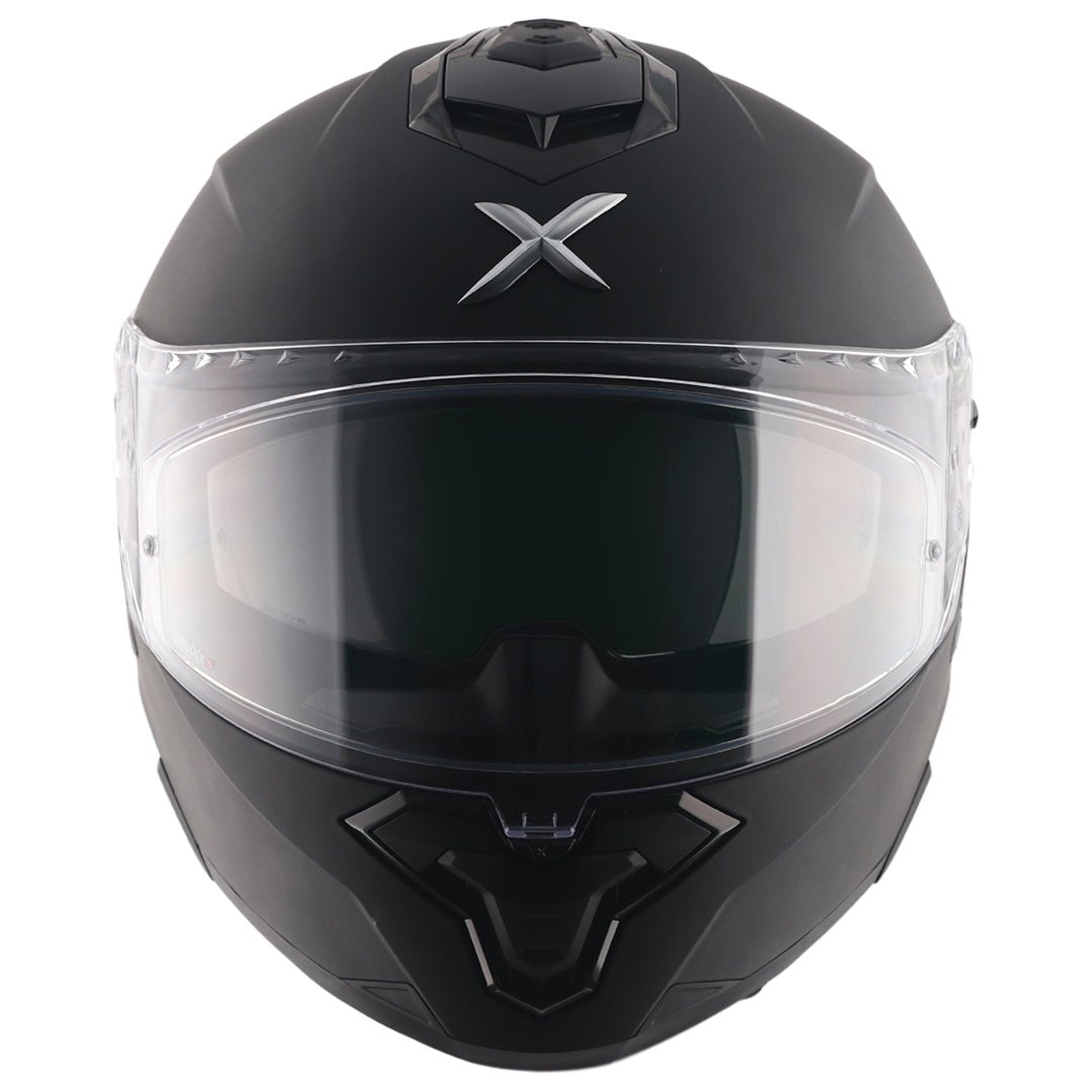 Axor Brutale Solid Colors Dual Spoiler Helmet (Dull Black) - Image 3