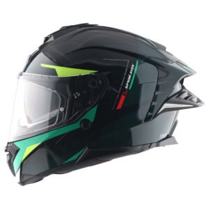 Axor Brutale Kryptic Dual Spoiler Helmet (Black Green)