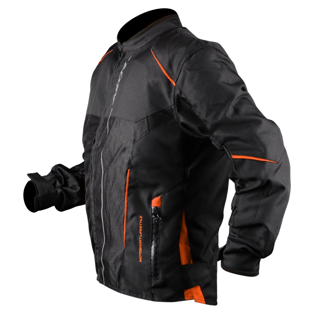 Axor Drift Jacket (Black Orange) - Image 2
