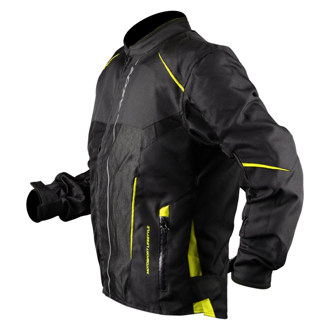 Axor Drift Jacket (Black Neon Yellow) - Image 2