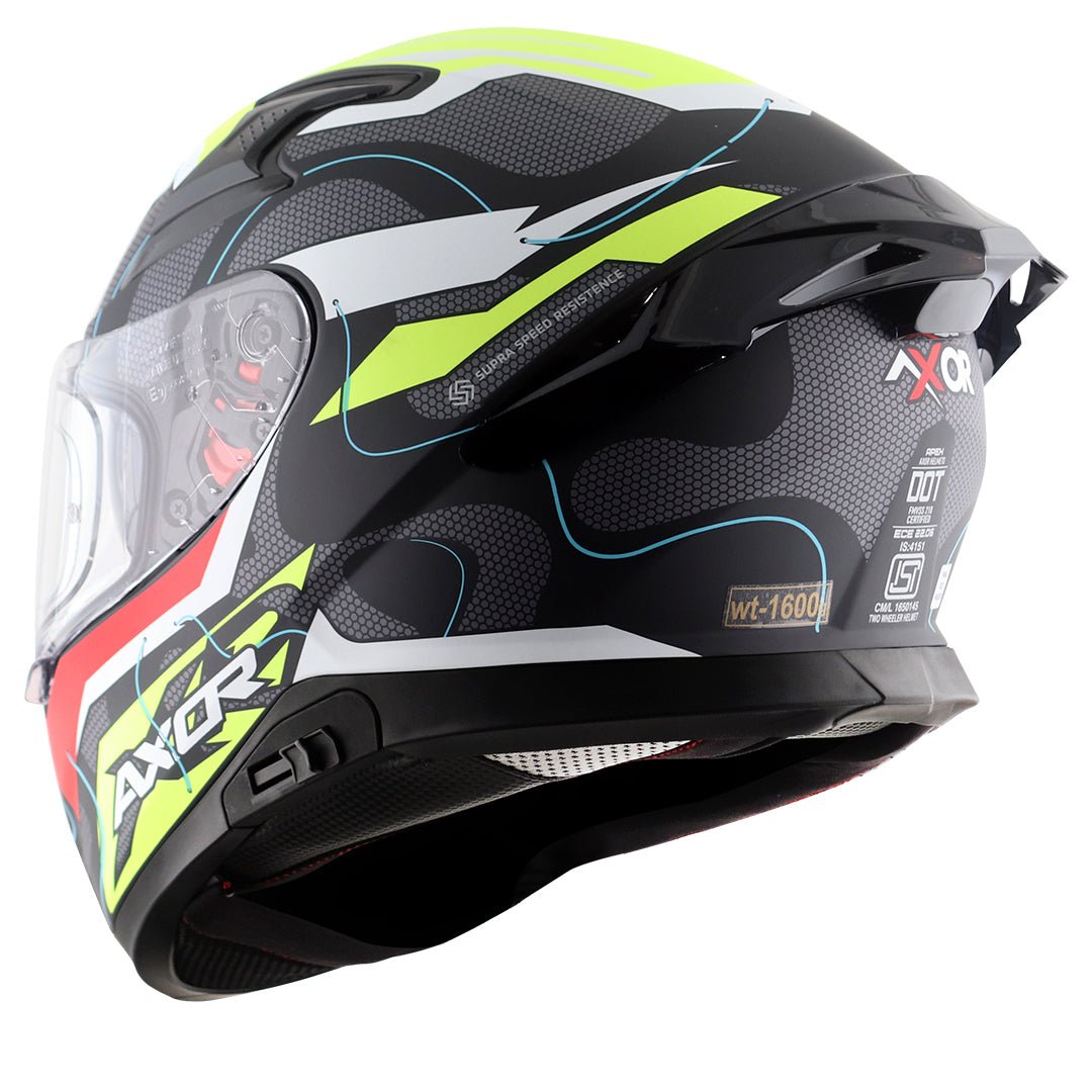 Apex Dynamo Helmet (Dull Black Neon Yellow) - Image 4