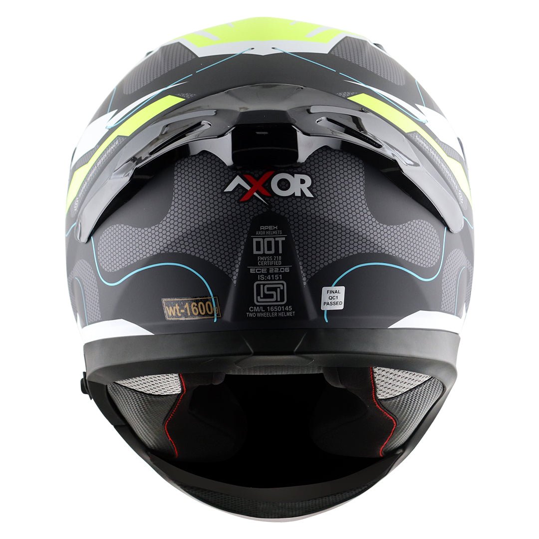 Apex Dynamo Helmet (Dull Black Neon Yellow) - Image 5