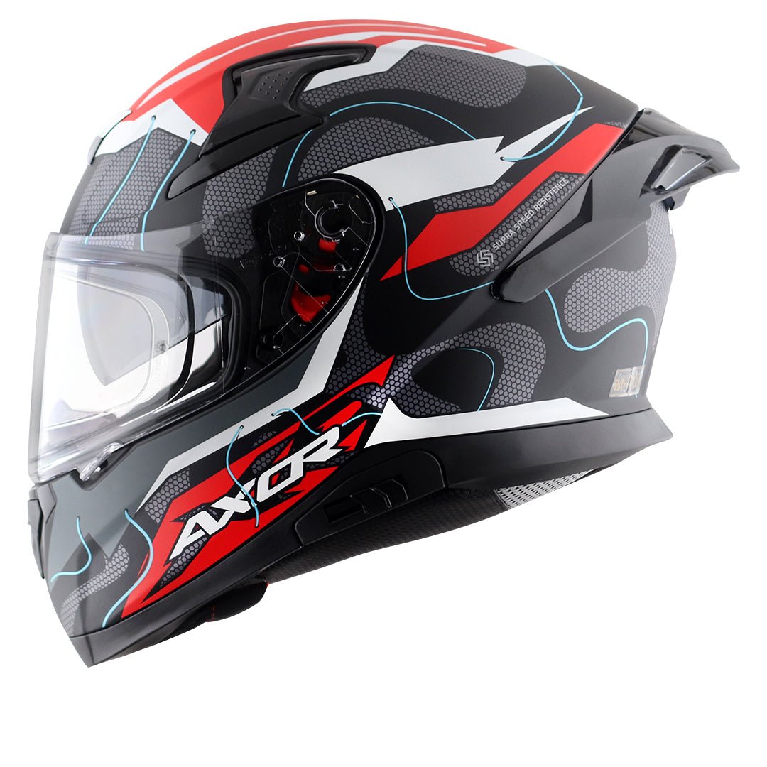 Apex Dynamo Helmet (Dull Black Red) - Image 3