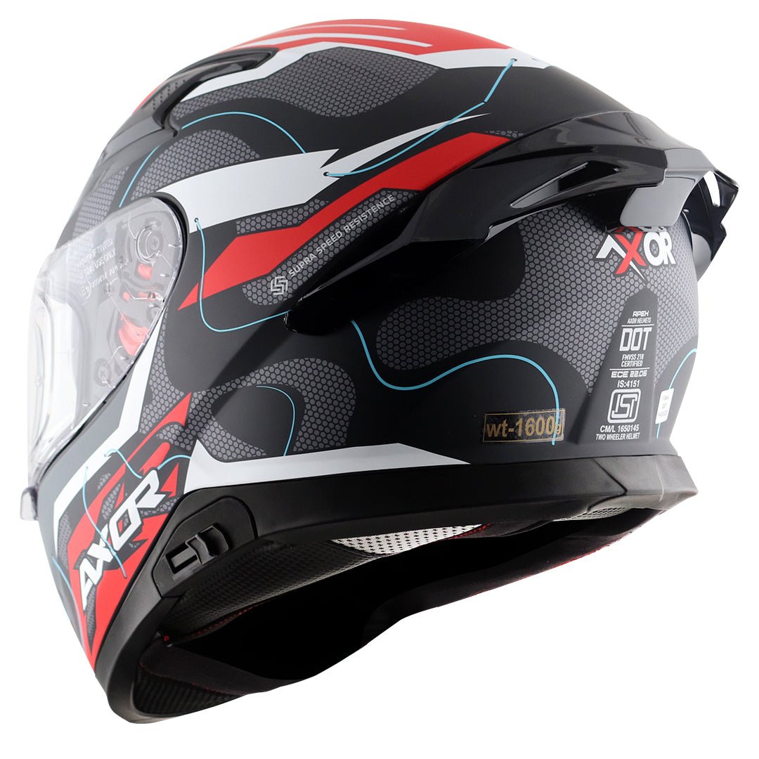 Apex Dynamo Helmet (Dull Black Red) - Image 4