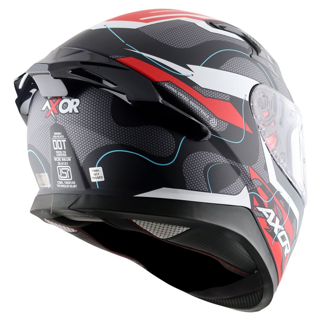 Apex Dynamo Helmet (Dull Black Red) - Image 6