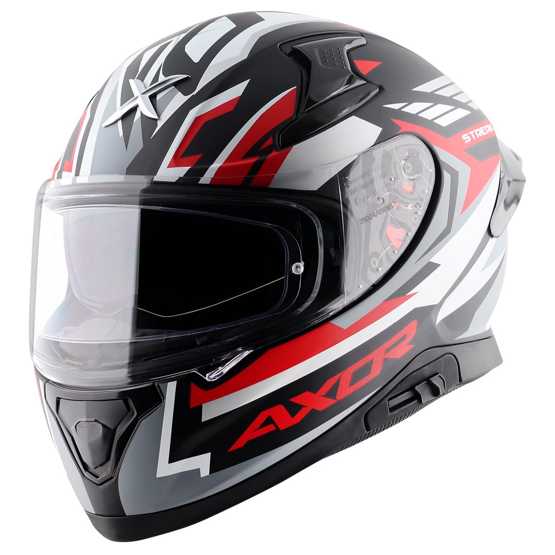 Apex Streak Helmet (Dull Black Red) - Image 2