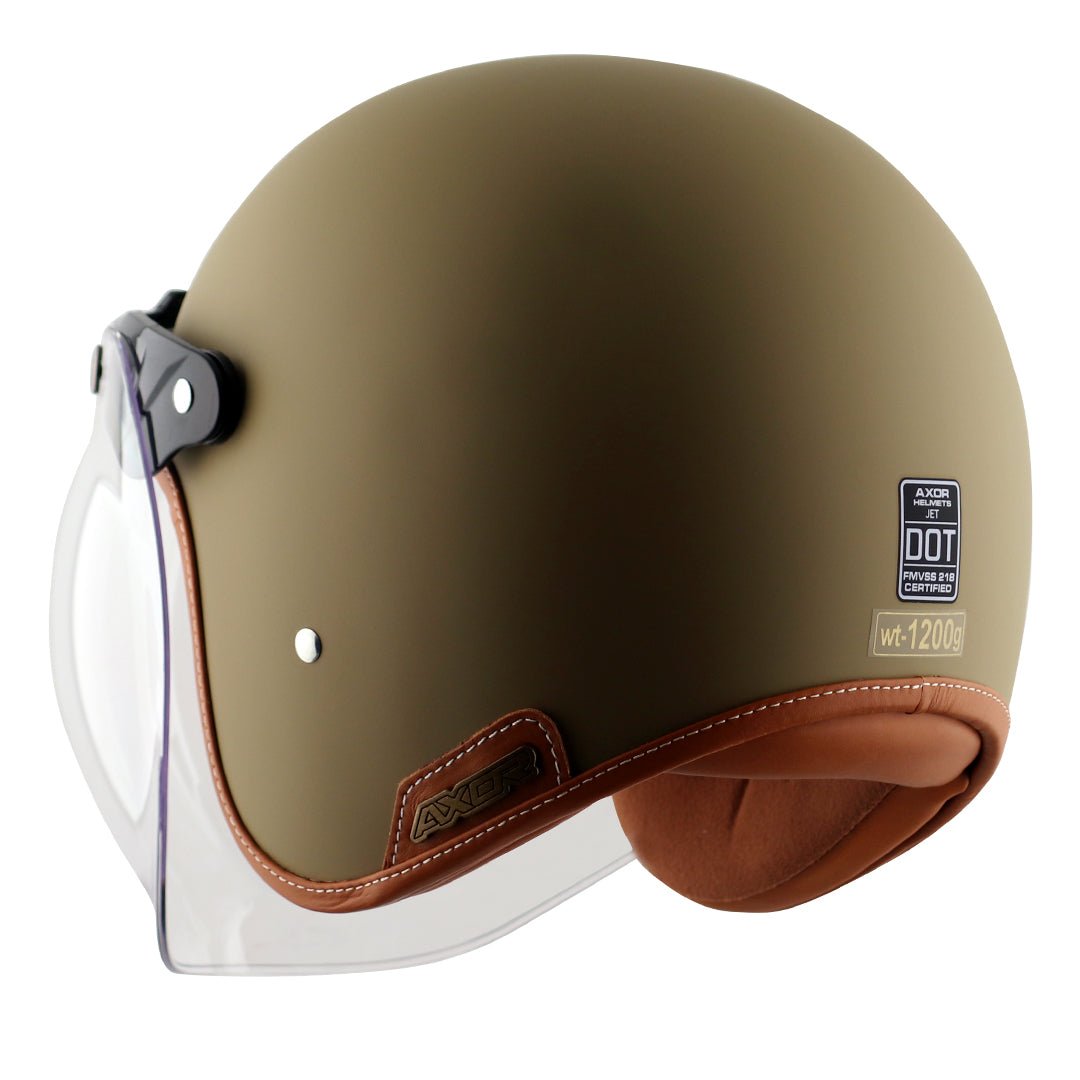Axor Retro Jet Helmet (Dull Desert Storm) - Image 4