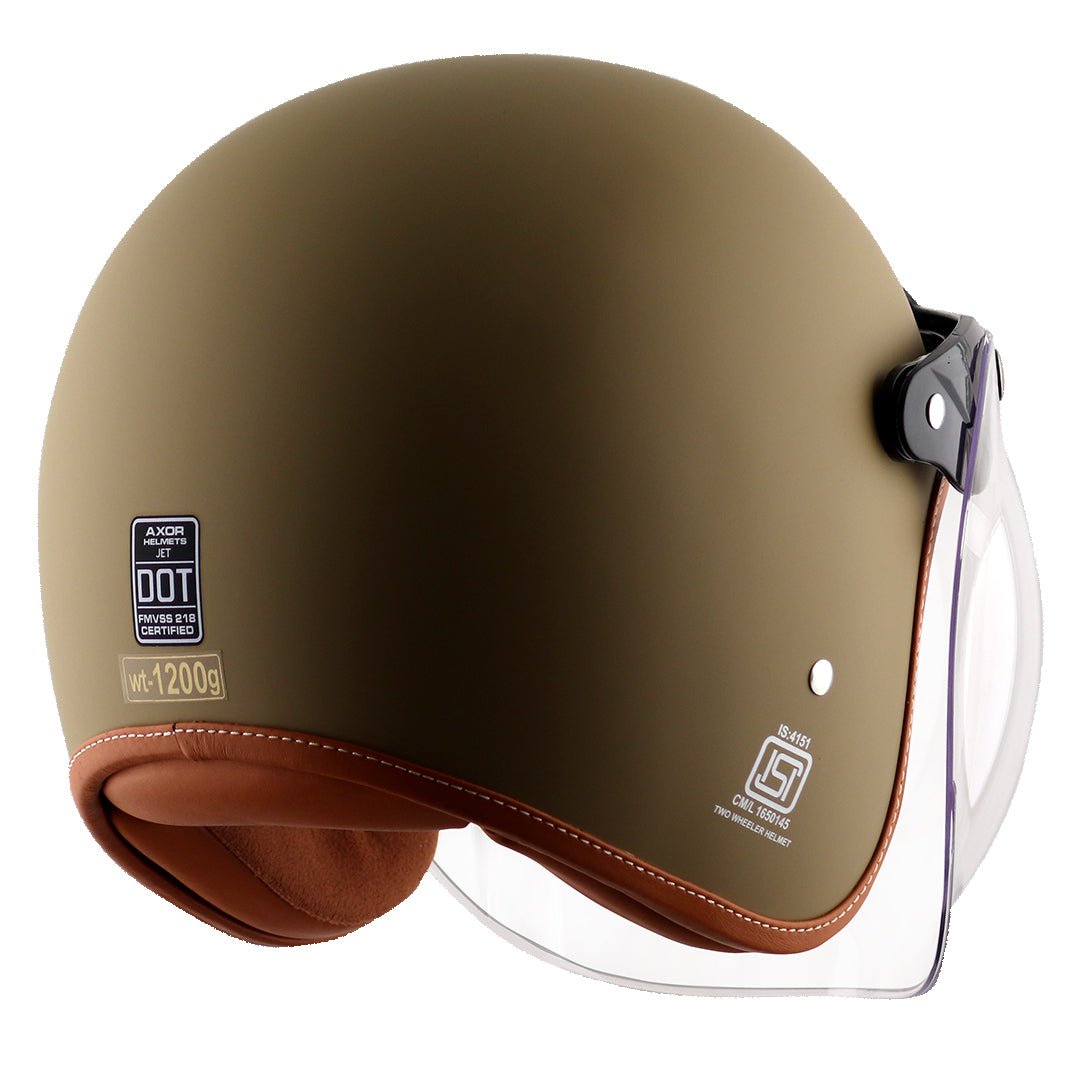 Axor Retro Jet Helmet (Dull Desert Storm) - Image 6