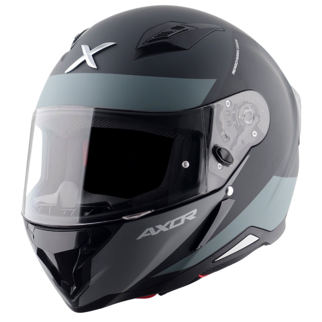 Hunter Turbo Helmet (Dull Black Grey) - Image 2