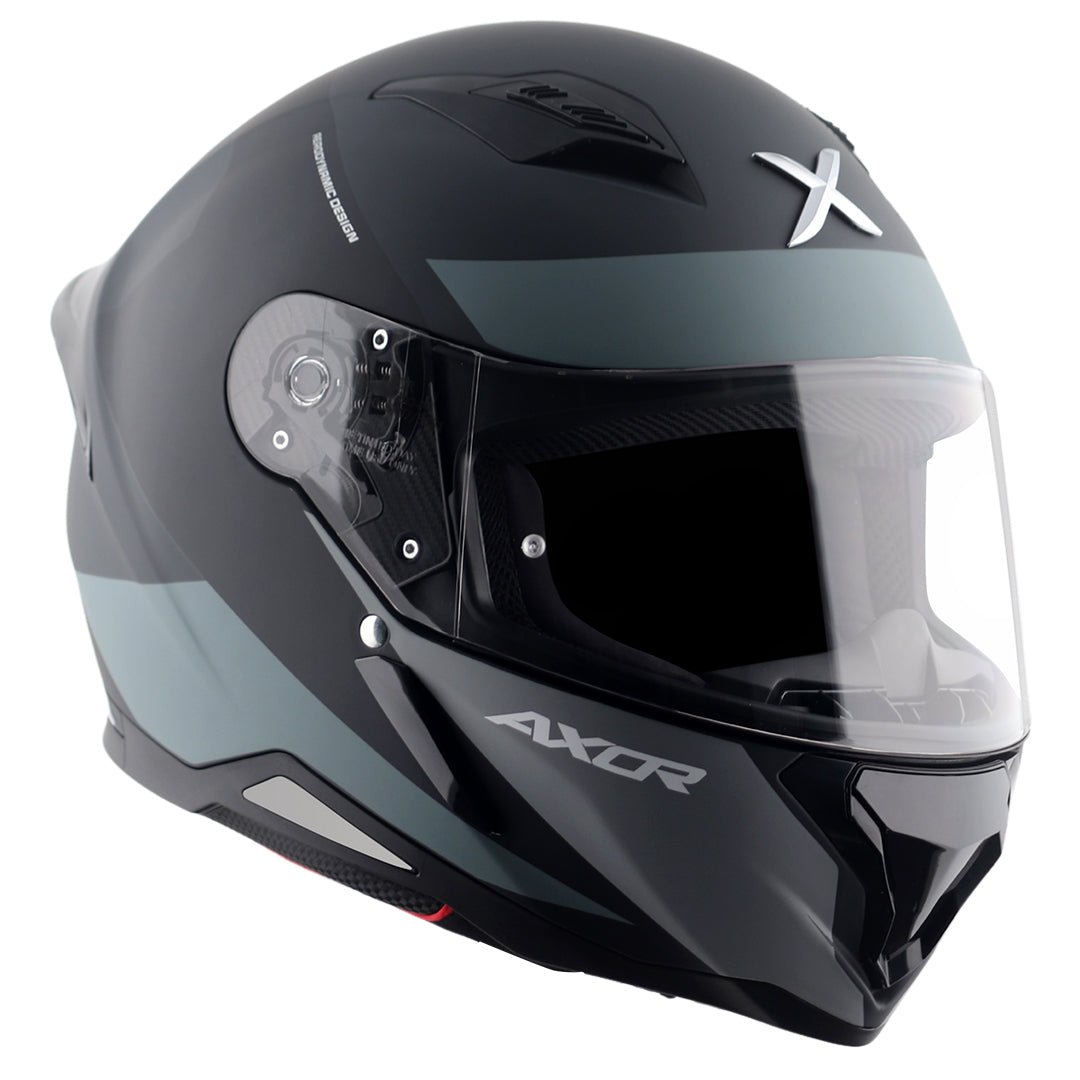Hunter Turbo Helmet (Dull Black Grey) - Image 4
