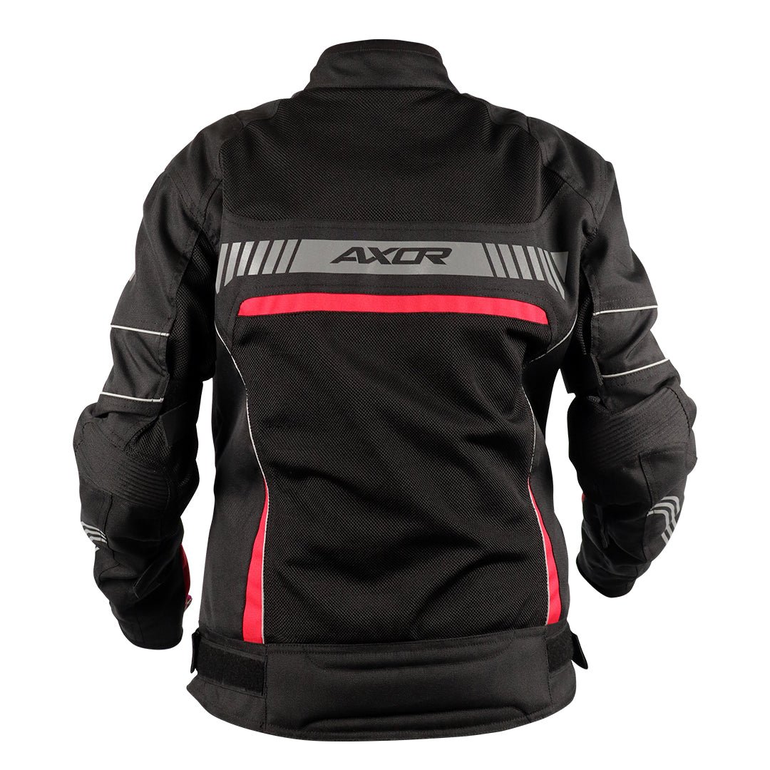 Axor Diva Women's Jacket (BLACK RED) - Image 3