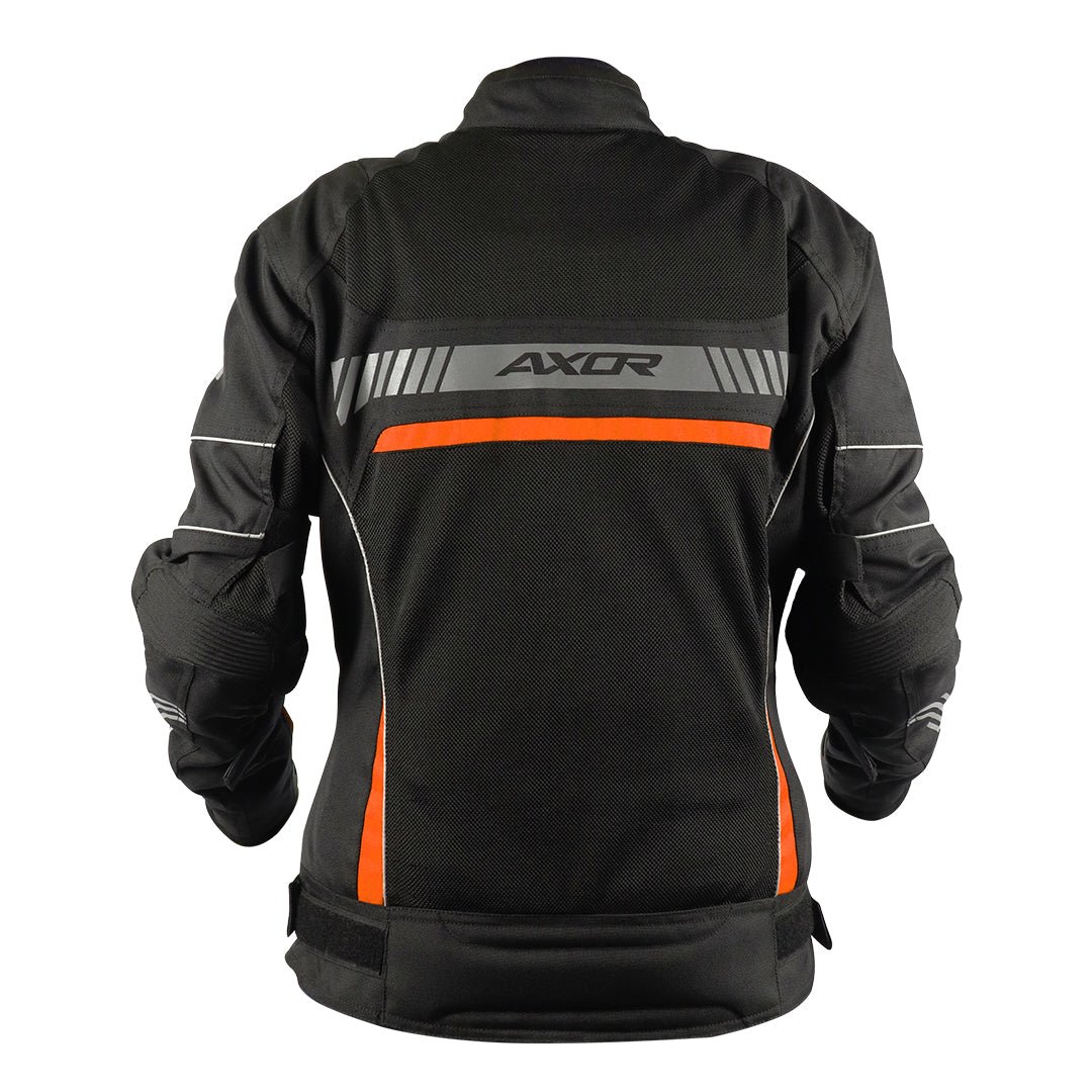 Axor Diva Women's Jacket (BLACK ORANGE) - Image 2