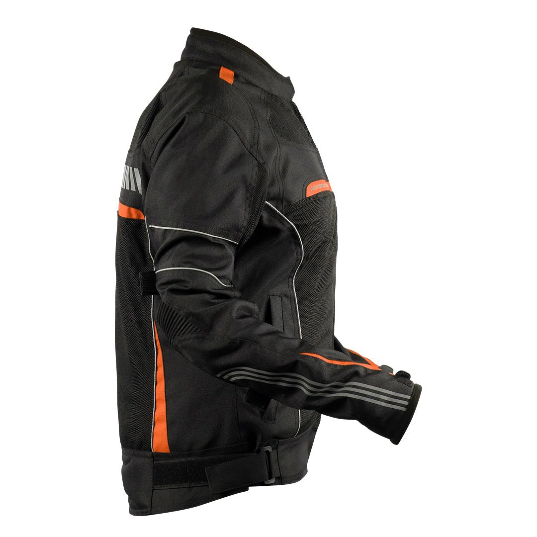 Axor Diva Women's Jacket (BLACK ORANGE) - Image 3
