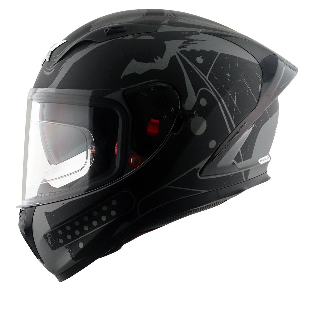 Street Dc Batman Helmet (Dull Anthracite Black)