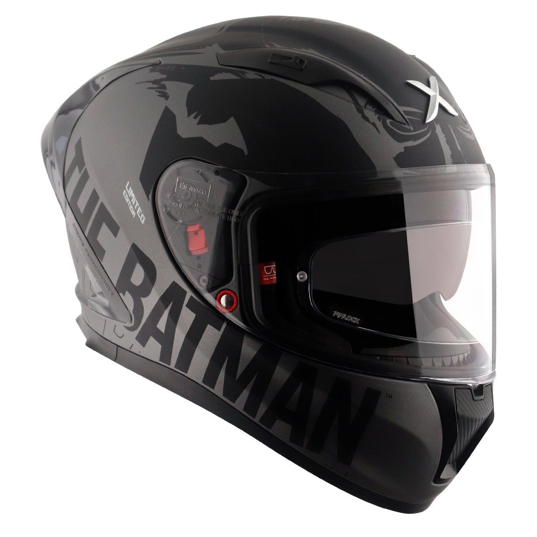 Street Dc Batman Helmet (Dull Anthracite Black) - Image 4