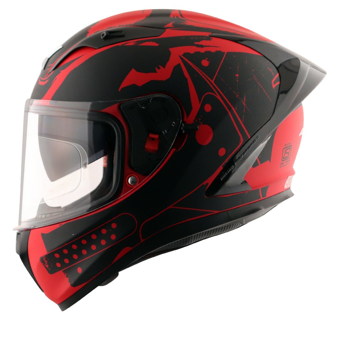 Street Dc Batman Helmet (Dull Red Black)