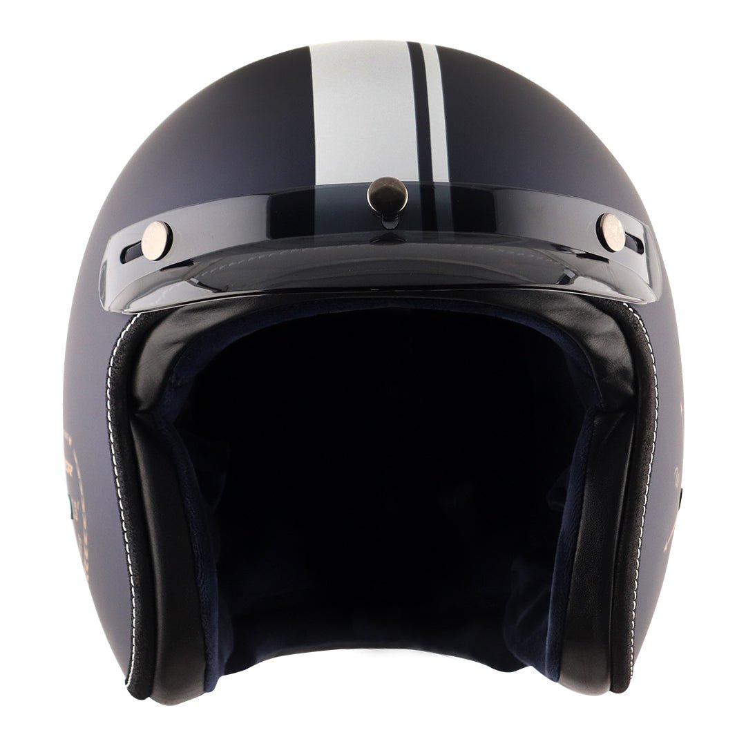 AXOR Retro Jet Euro Globe Helmet (Royal Blue) - Image 2