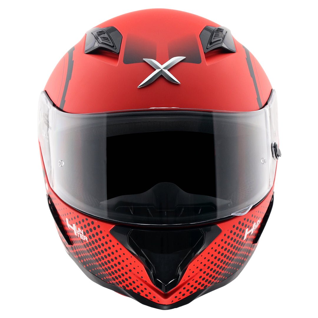 Hunter Spear Helmet (Red Black) - Image 4