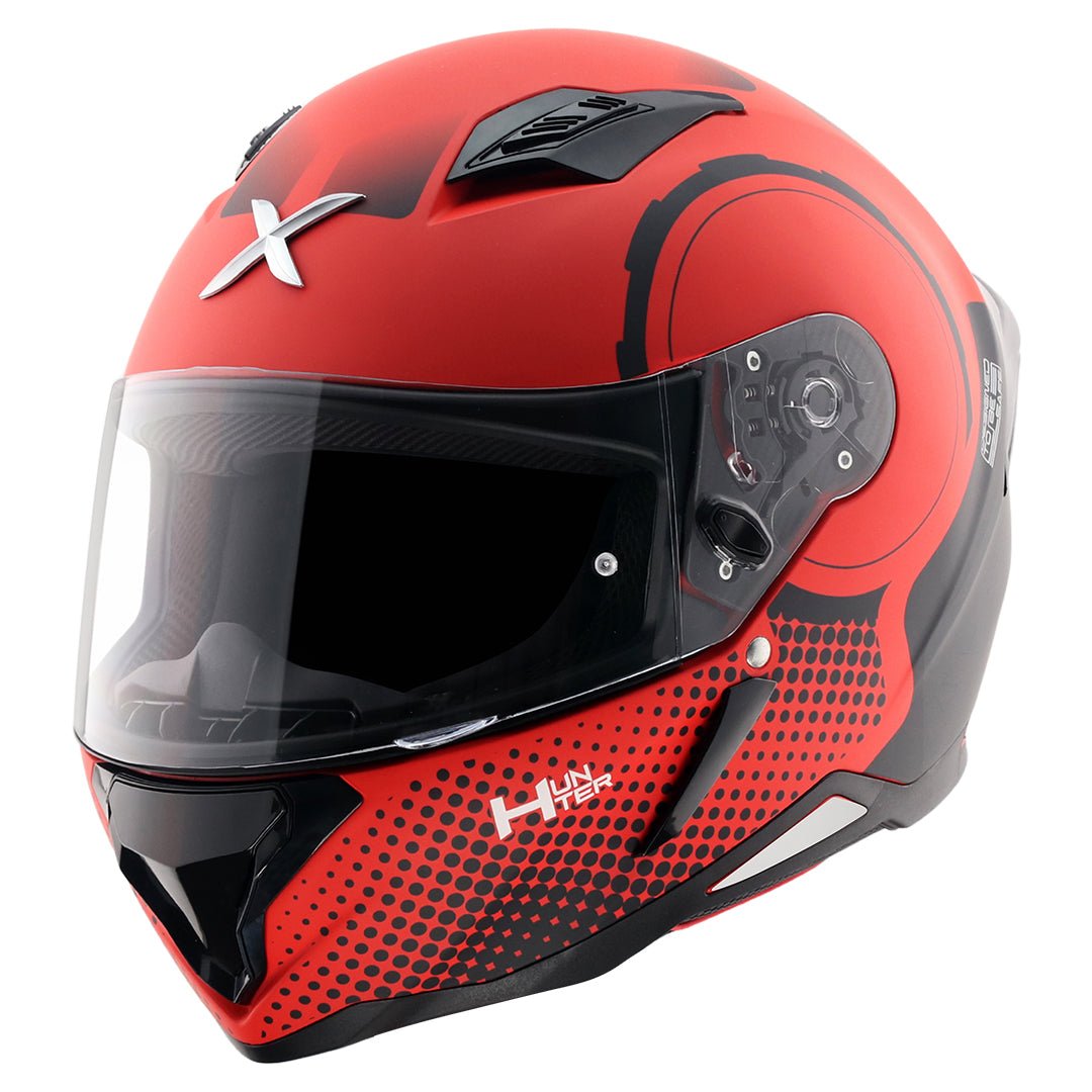 Hunter Spear Helmet (Red Black) - Image 3