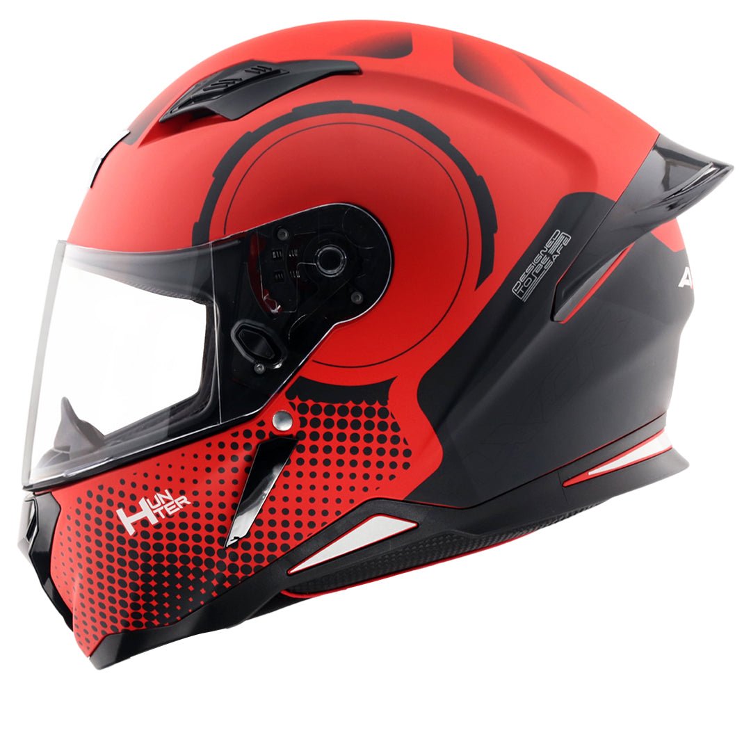 Hunter Spear Helmet (Red Black) - Image 2