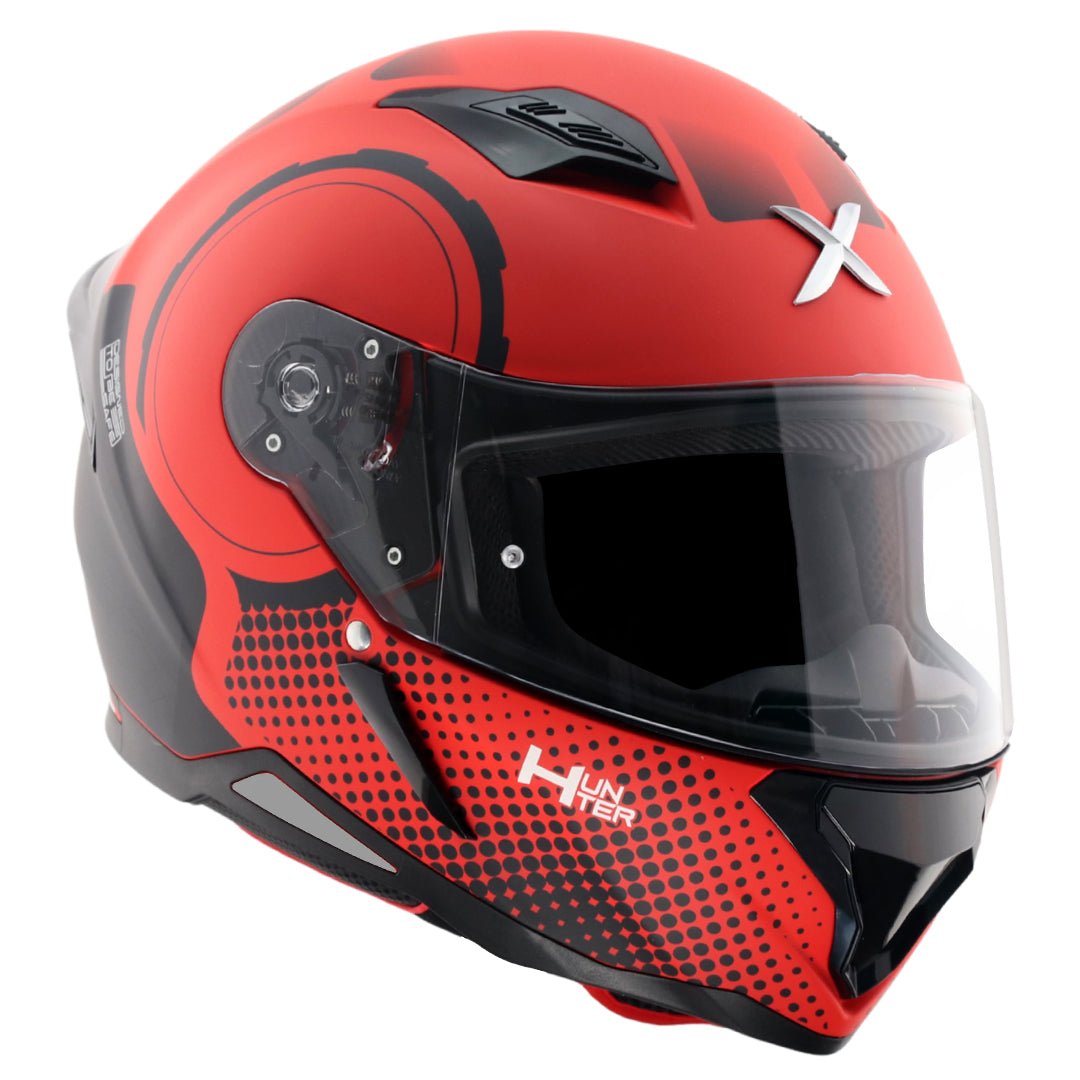 Hunter Spear Helmet (Dull Red Black) - Image 4