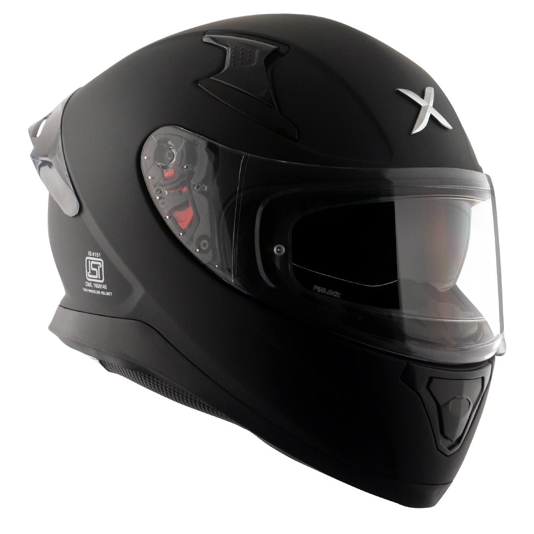 Apex Solid Color Helmet (Dull Black) - Image 4