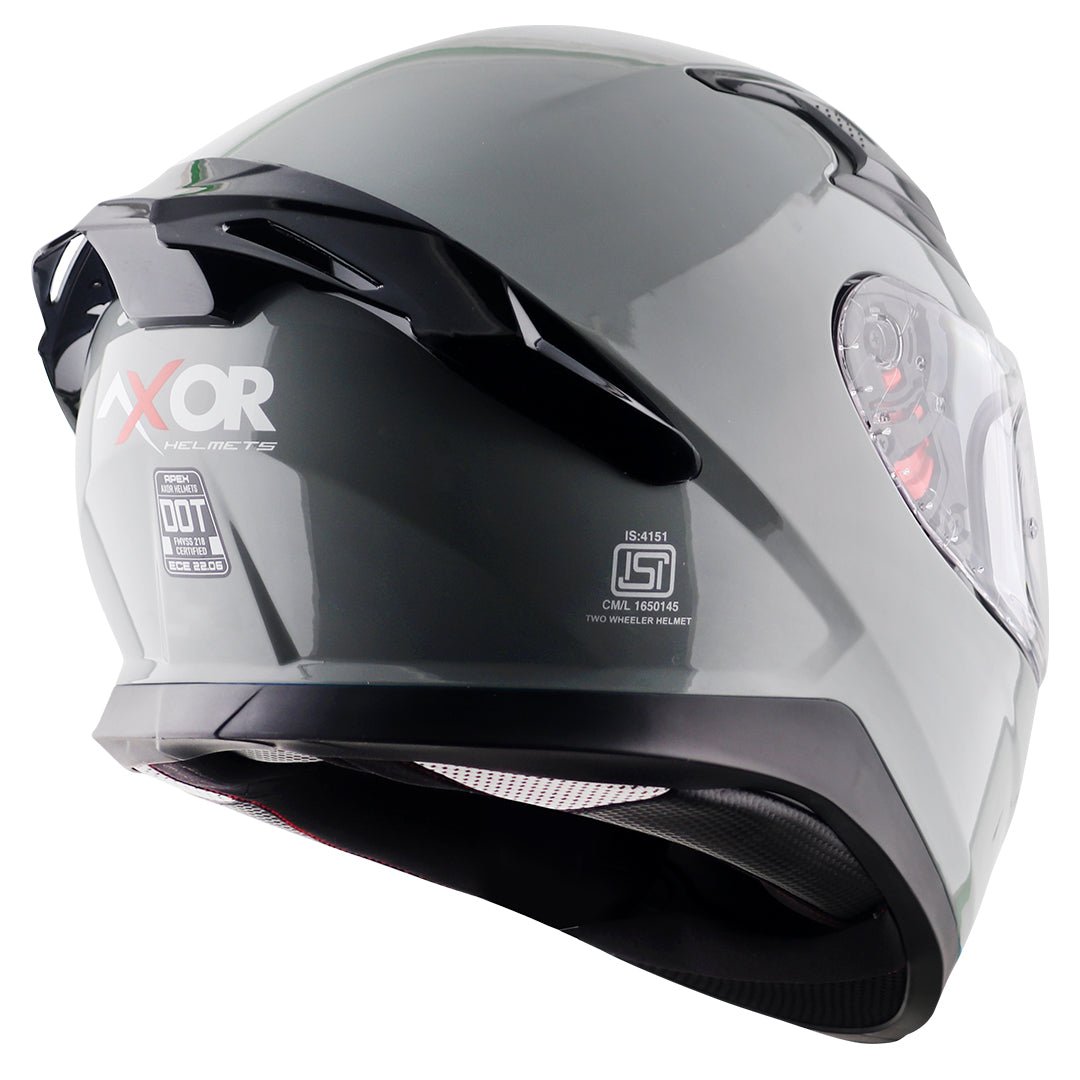 Apex Solid Color Helmet (Cool Grey) - Image 6