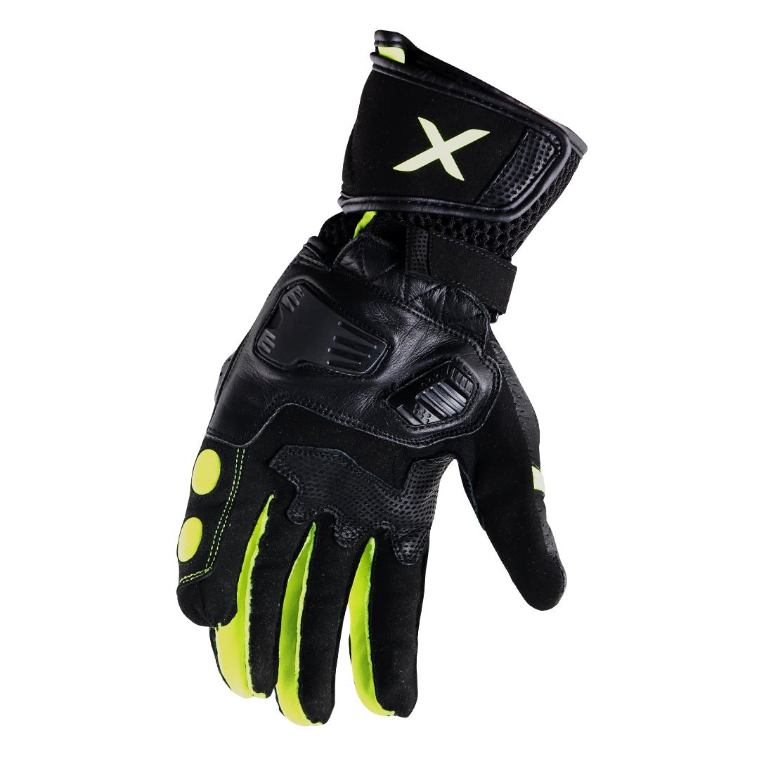 Axor Gator Riding Gloves (Black Neon Green) - Image 3