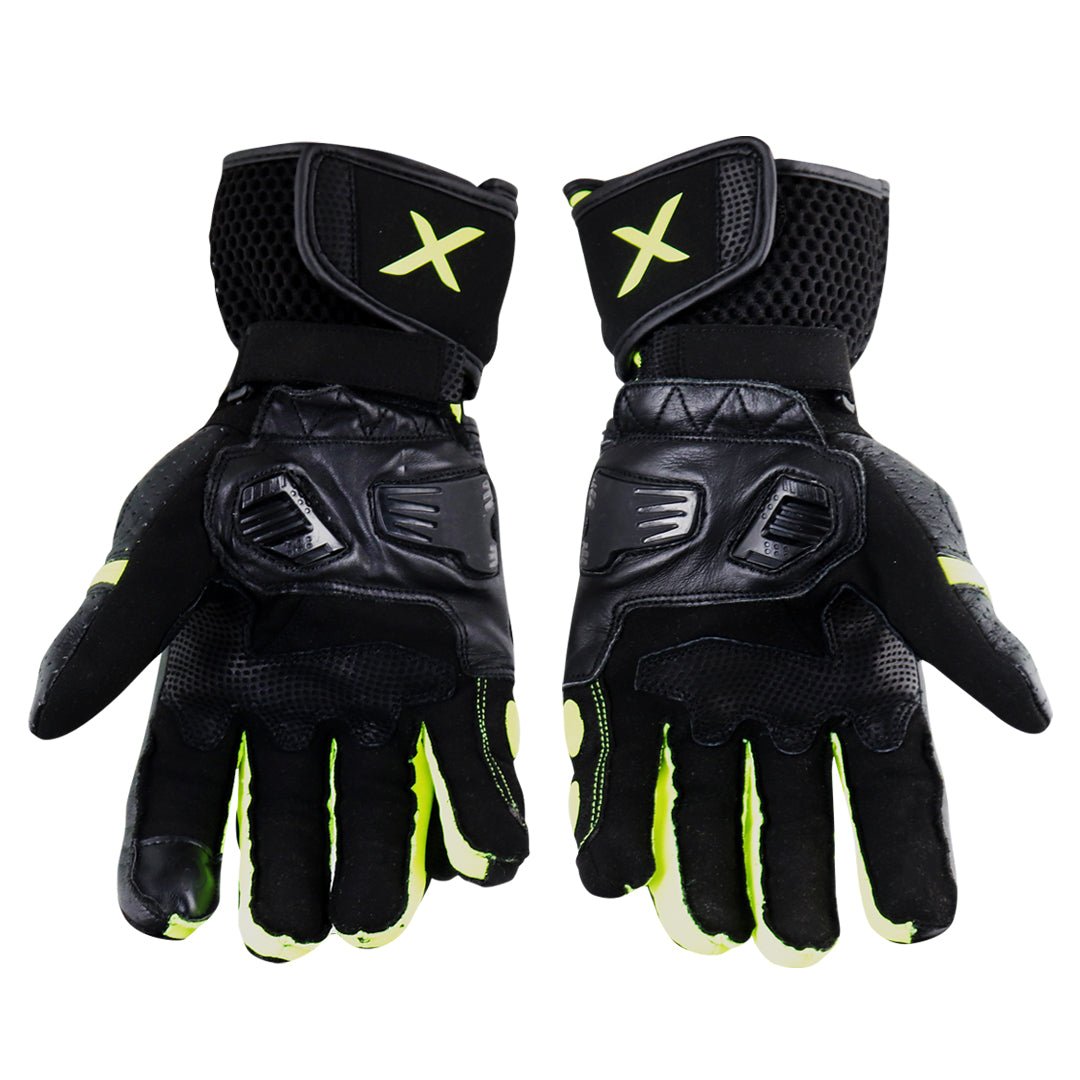 Axor Gator Riding Gloves (Black Neon Green) - Image 4
