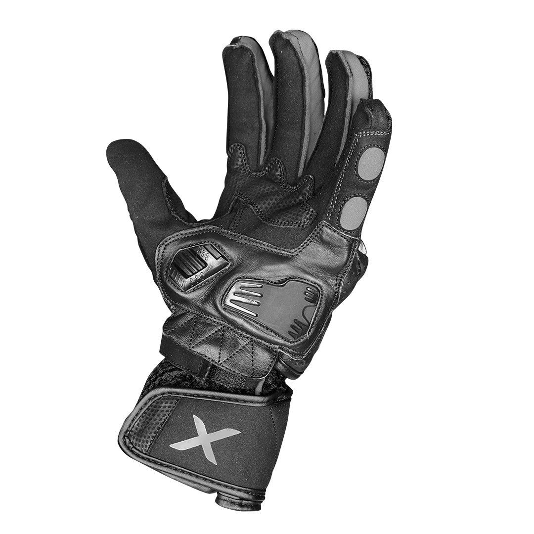 Axor Gator Riding Gloves (Black Grey) - Image 3