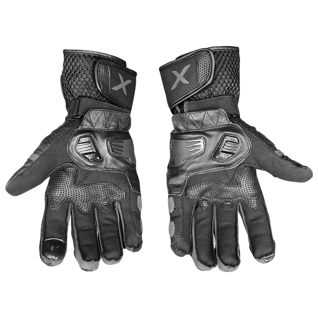 Axor Gator Riding Gloves (Black Grey) - Image 4