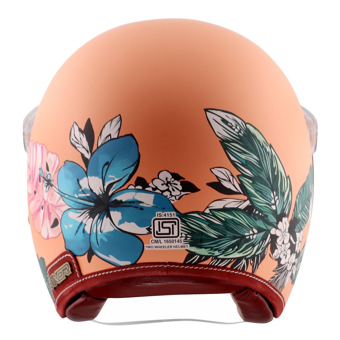 Axor Retro Jet Hawaii Women'S Helmet (Peach) - Image 5