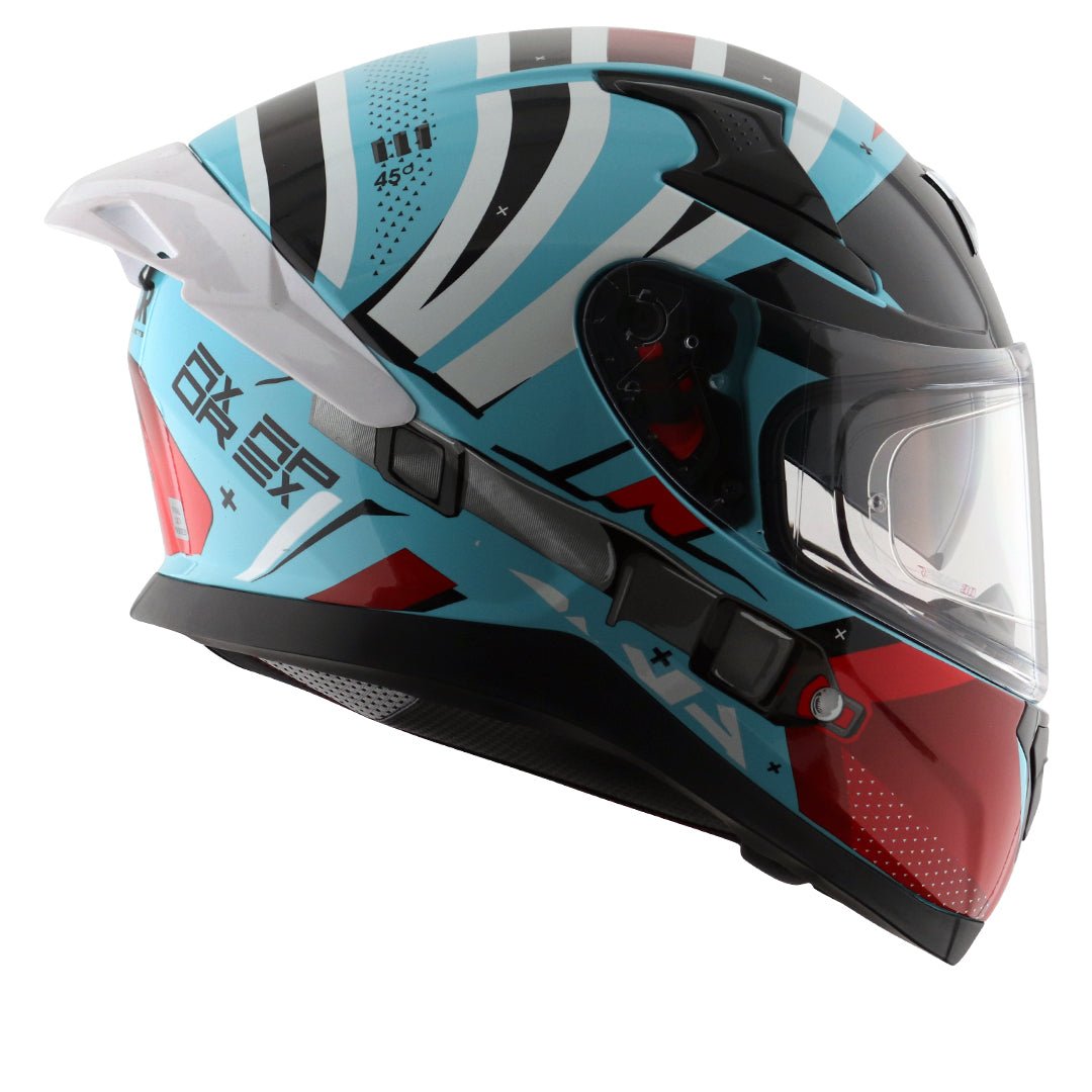 Apex Hex-2 Helmet (Hex Blue Red) - Image 5