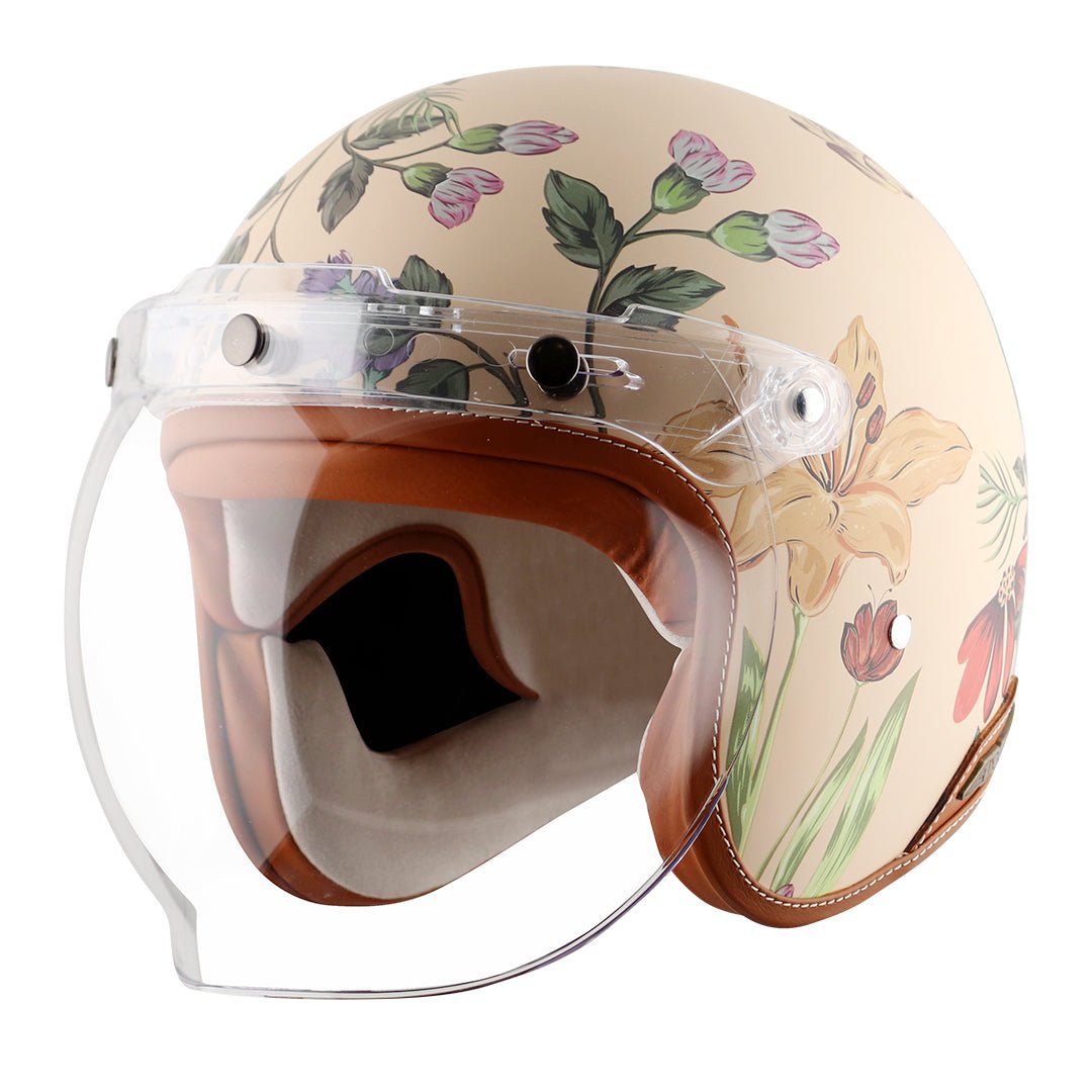 Axor Retro Jet Ibiza Women'S Helmet (Beige)