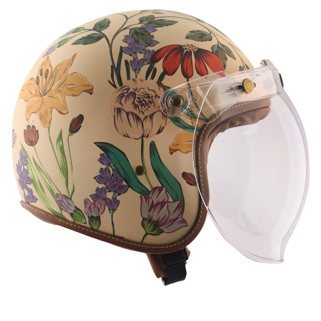 Axor Retro Jet Ibiza Women'S Helmet (Beige) - Image 3