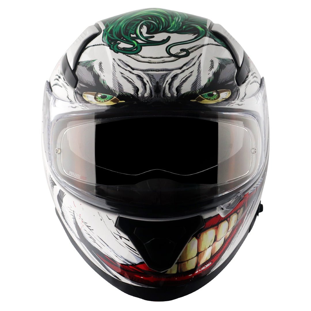 Apex Dc Joker Helmet (White Green) - Image 3