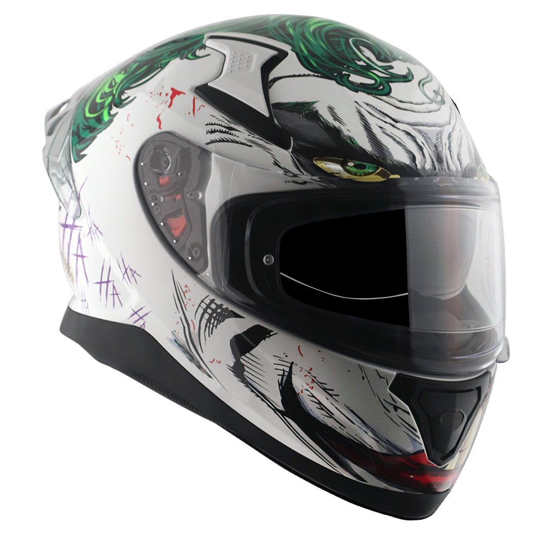 Apex Dc Joker Helmet (White Green) - Image 4