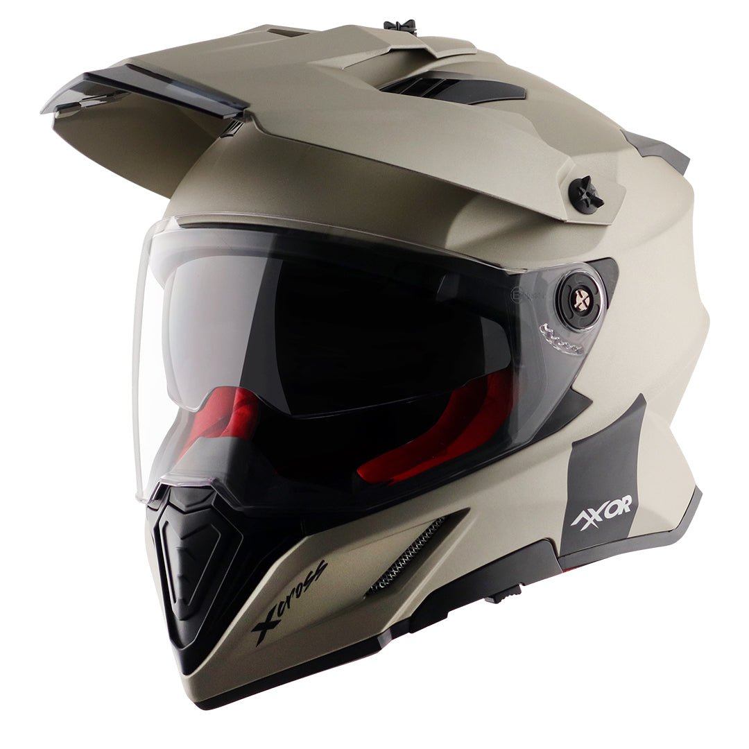 X-Cross Dual Visor Helmet (Nickel)