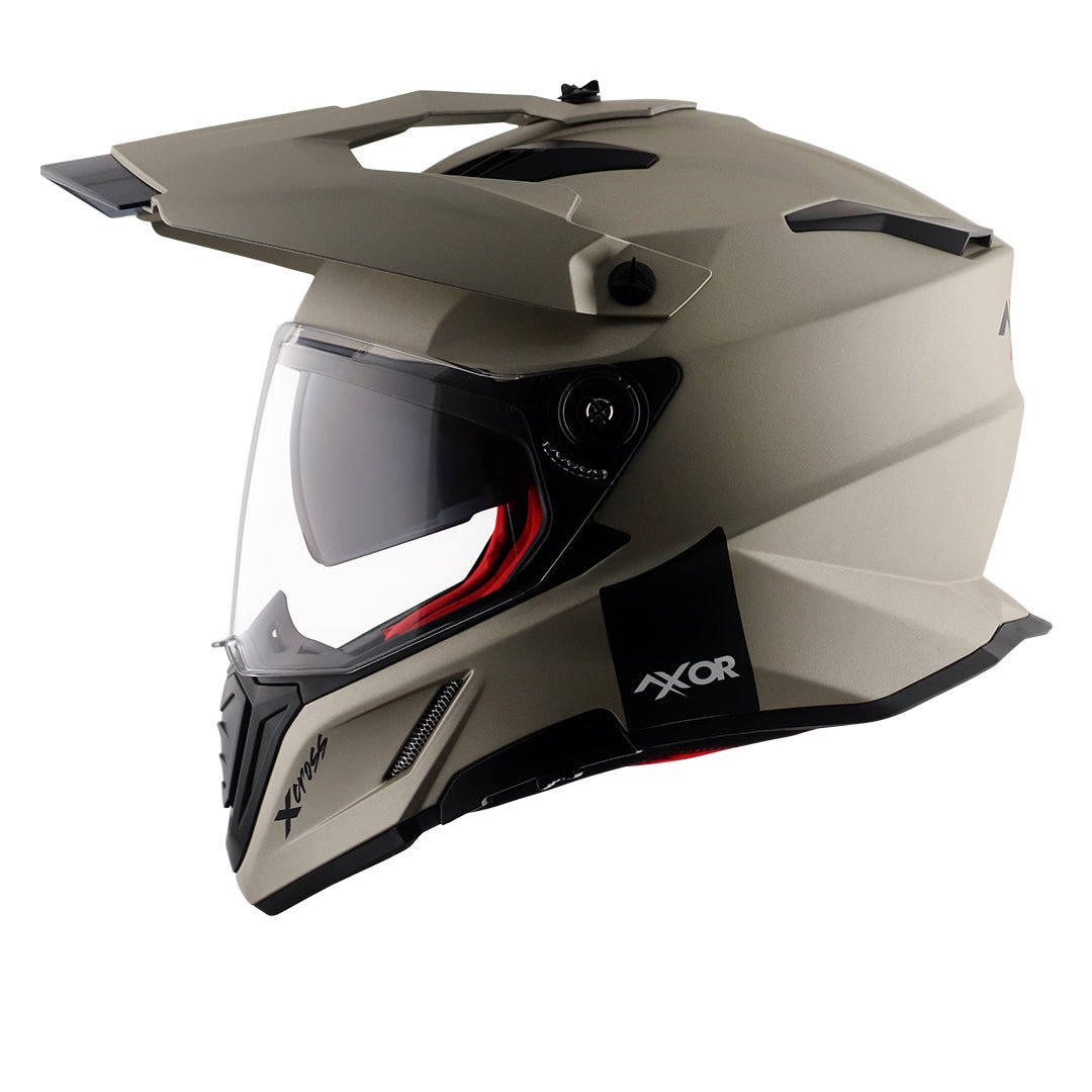 X-Cross Dual Visor Helmet (Nickel) - Image 4