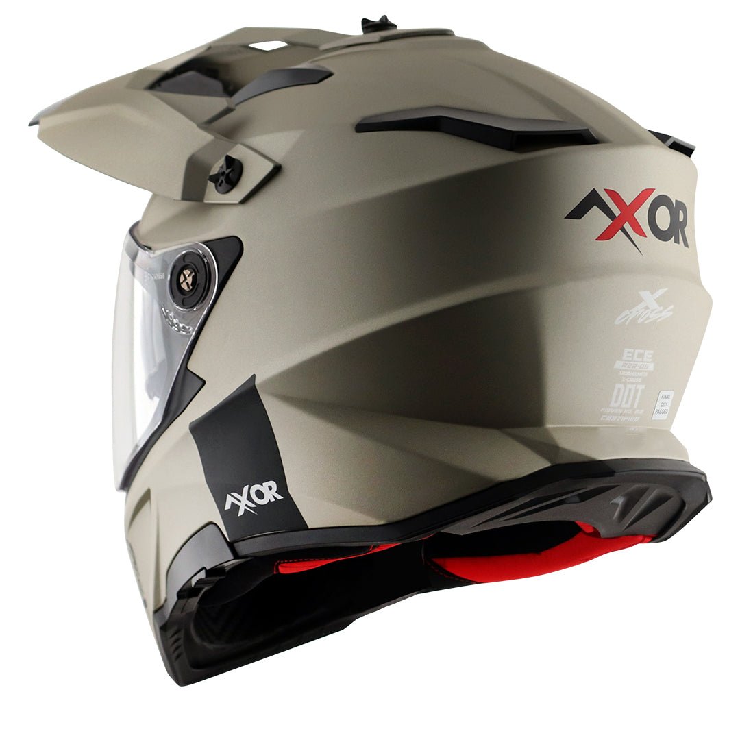 X-Cross Dual Visor Helmet (Nickel) - Image 5
