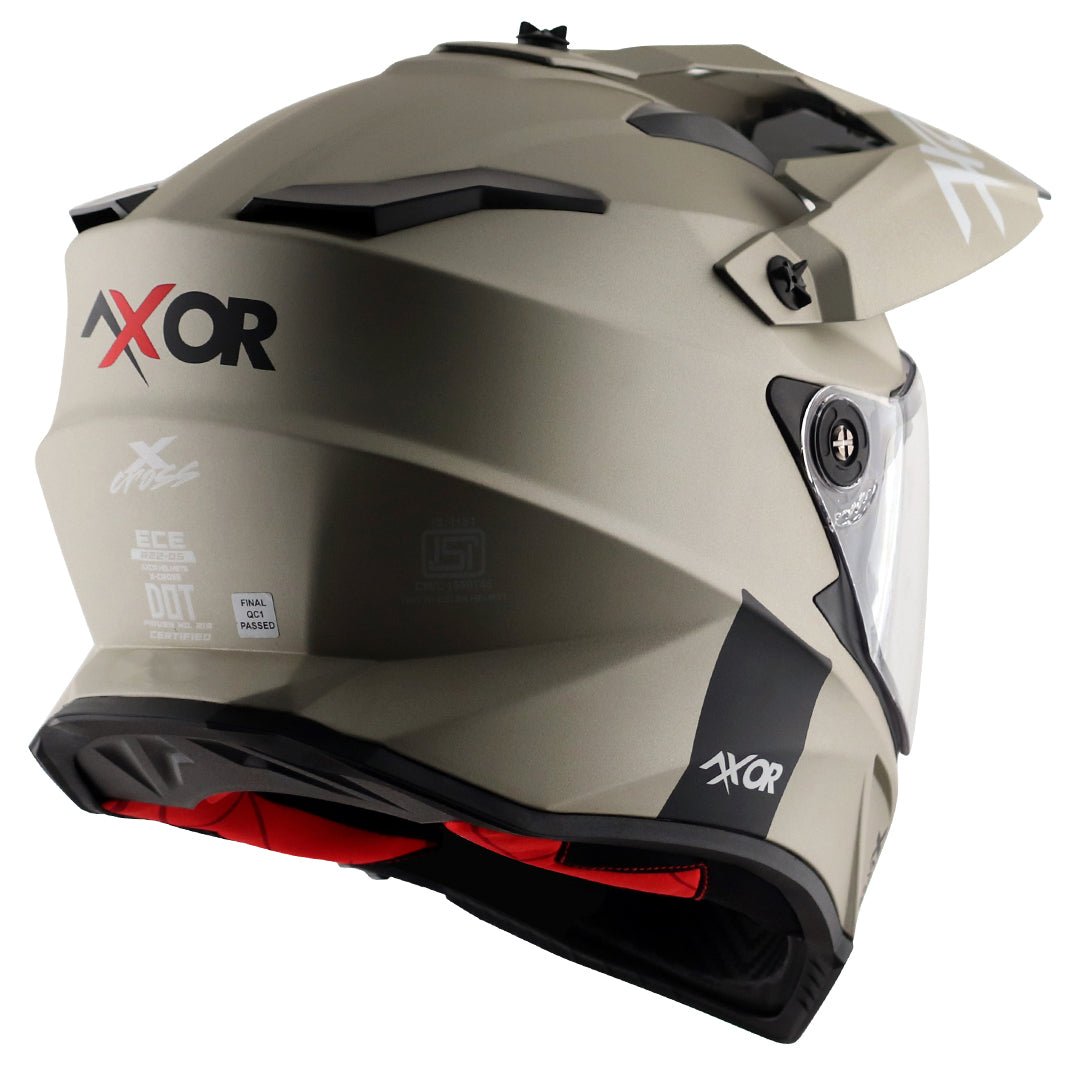 X-Cross Dual Visor Helmet (Nickel) - Image 6