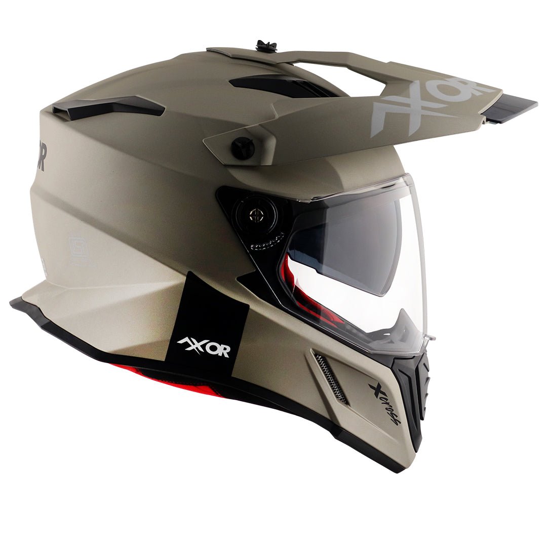 X-Cross Dual Visor Helmet (Nickel) - Image 7