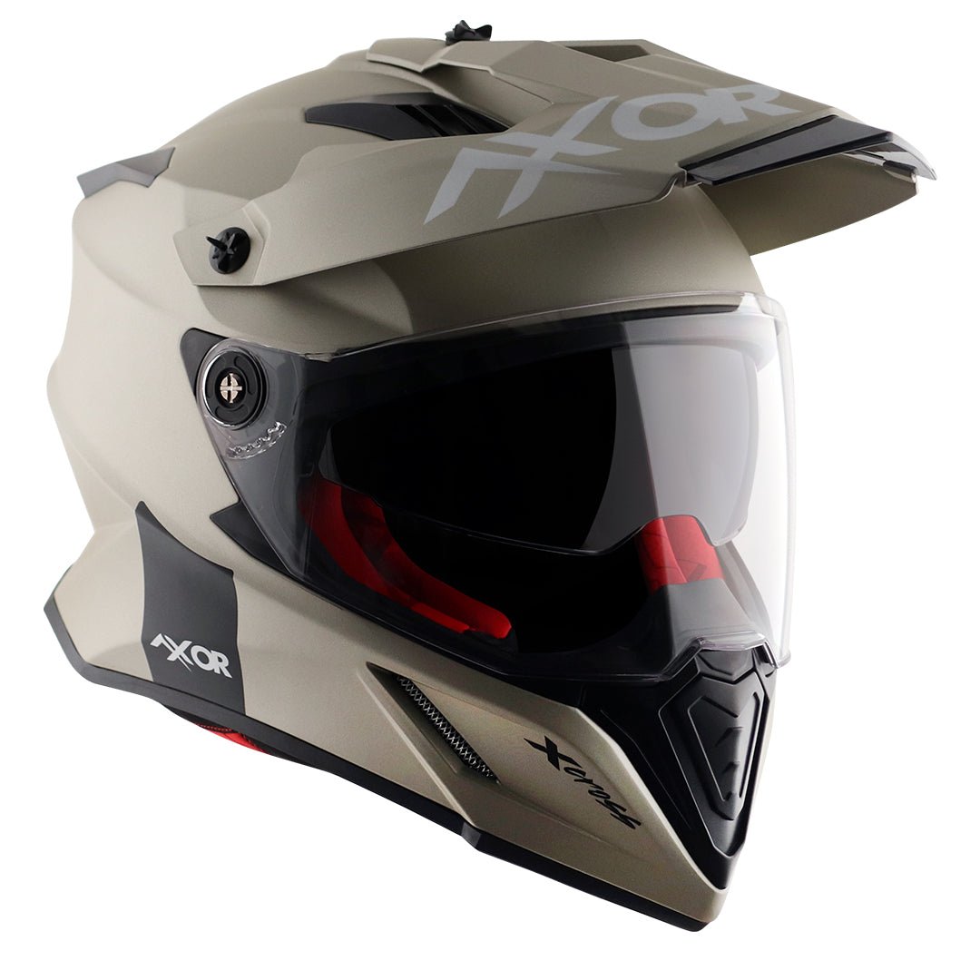 X-Cross Dual Visor Helmet (Nickel) - Image 9