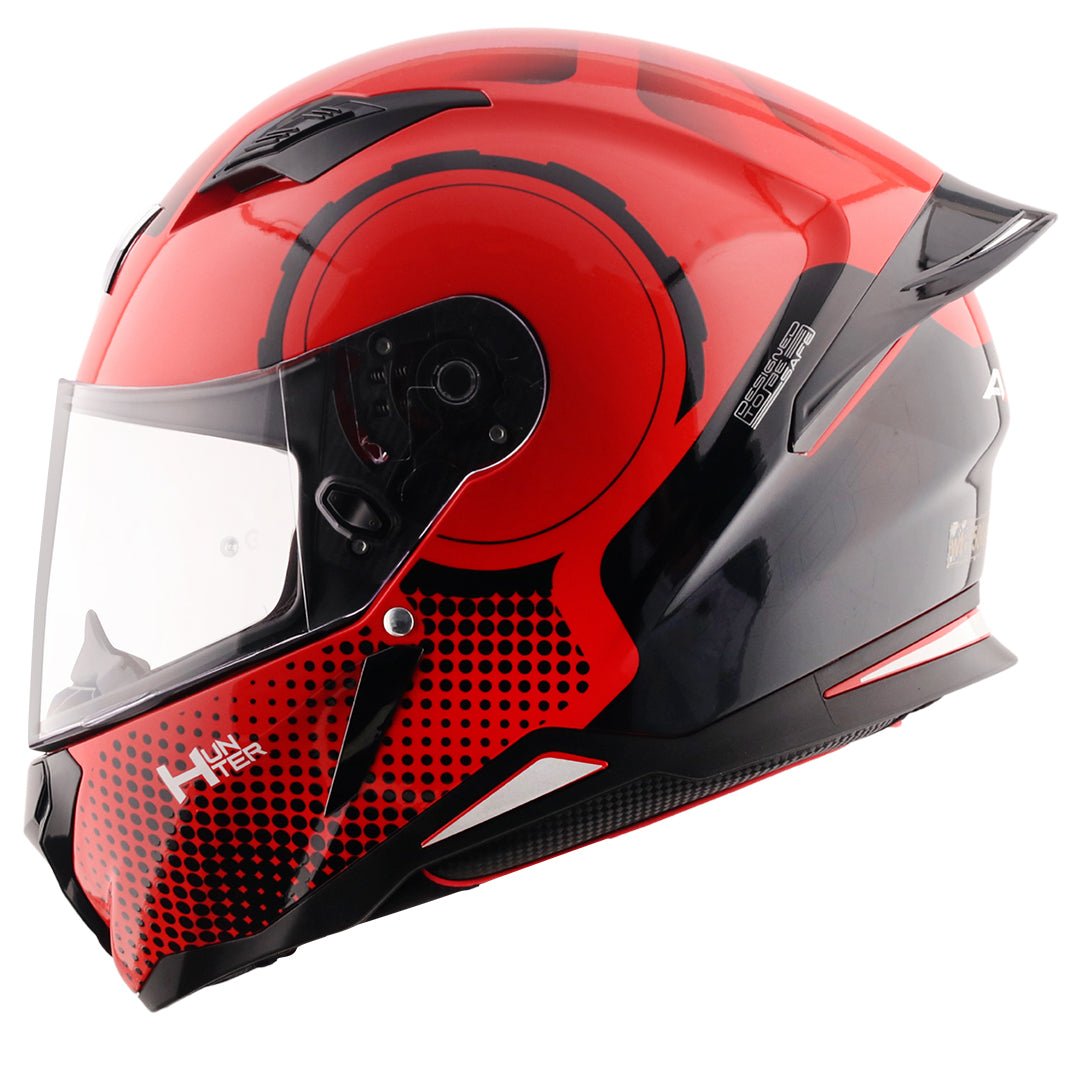 Hunter Spear Helmet (Red Black)