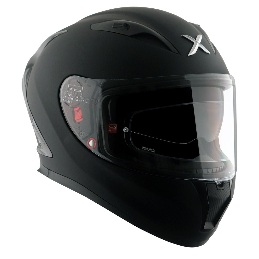 Street Solid Black Helmet (Dull Black) - Image 4
