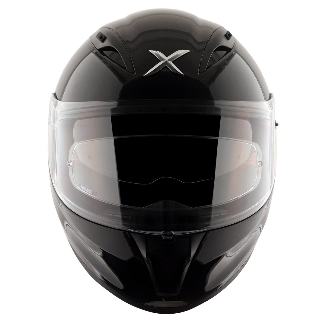 Street Solid Black Helmet (Black) - Image 3
