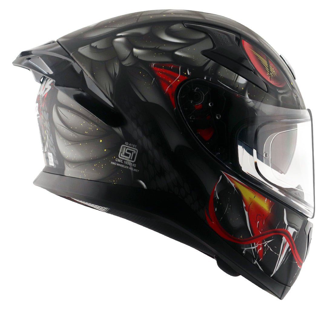 Apex Venomous Helmet (Dull Black Grey) - Image 5