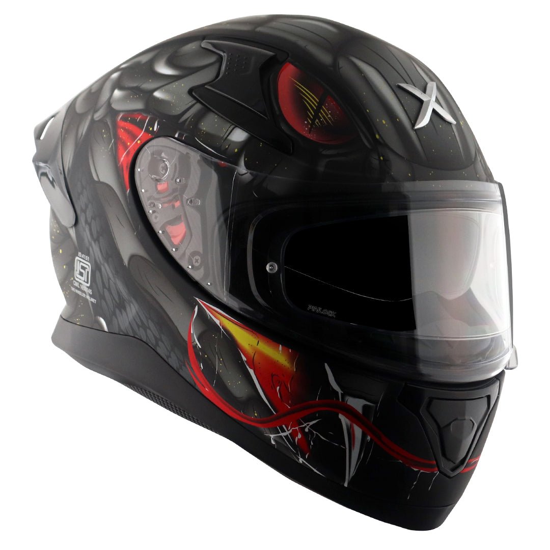 Apex Venomous Helmet (Dull Black Grey) - Image 4