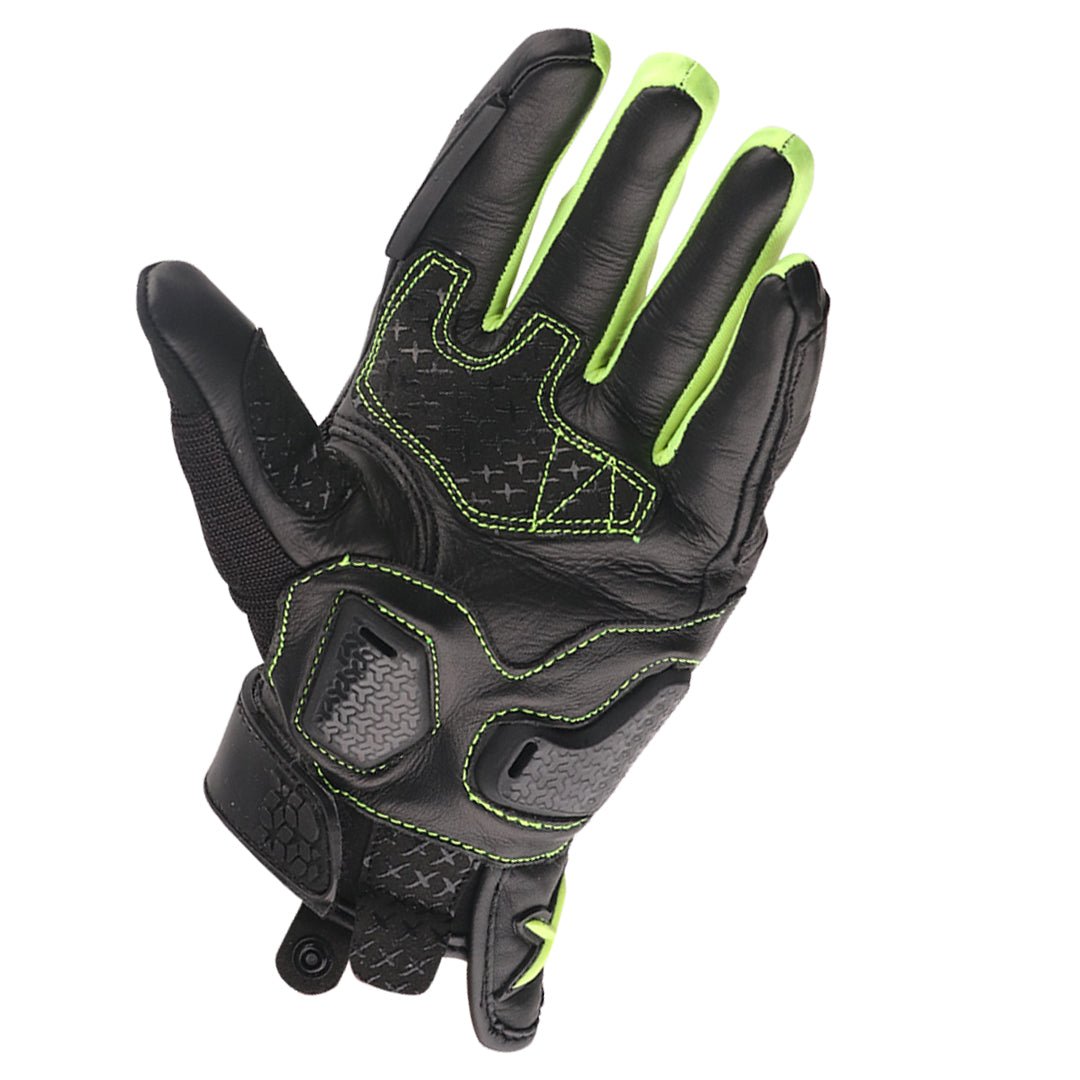 Axor Viper Riding Gloves (Black Neon Green) - Image 3